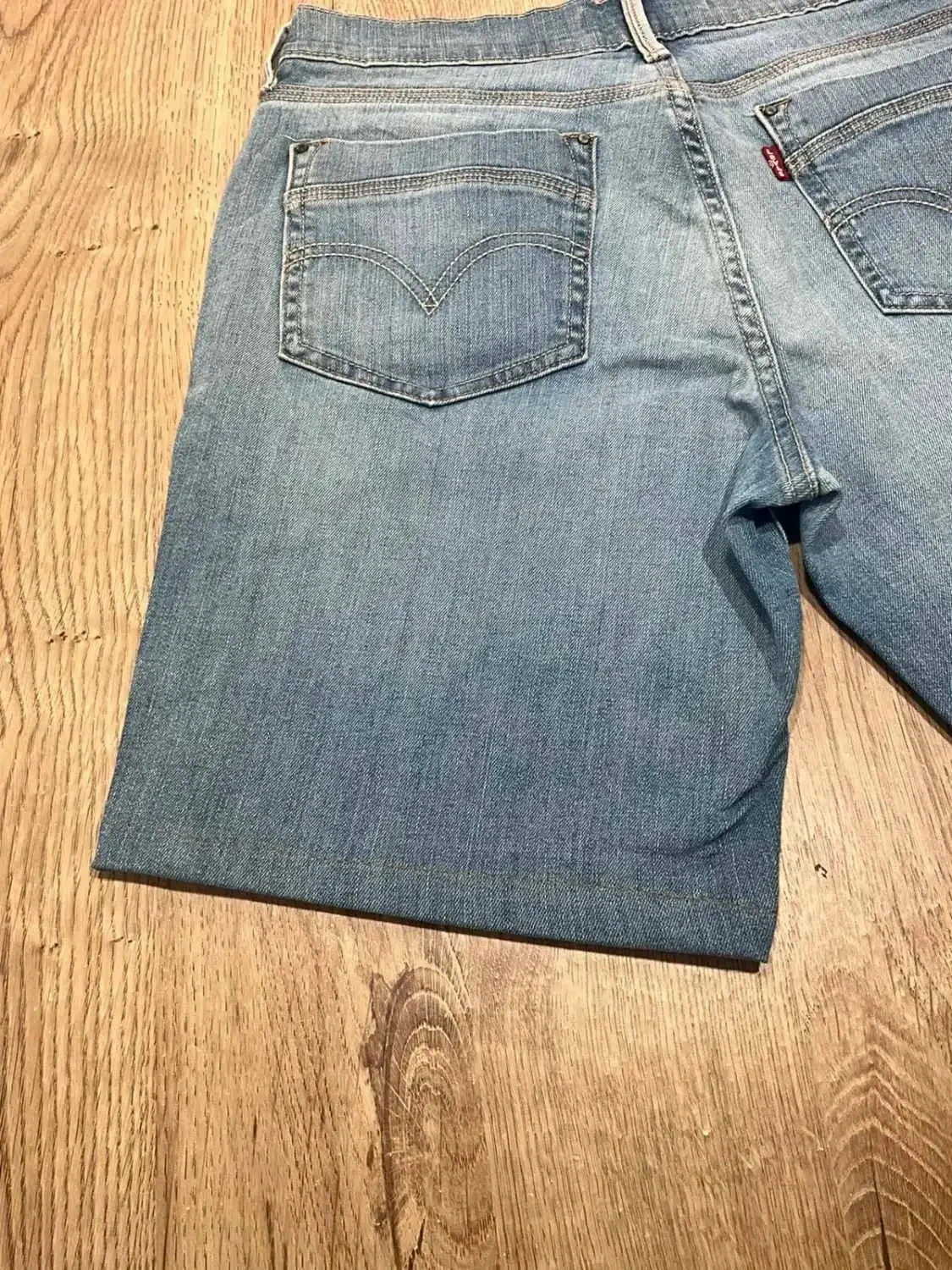 Short Levi's Taille 6 W28 Vintage Coton Bleu Slv 021 – photo 8